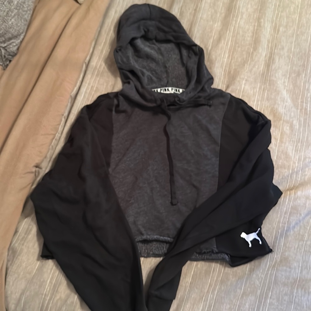 PINK crop sweatshirt